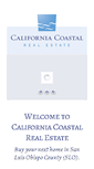 Mobile Screenshot of californiacoastalrealestate.com