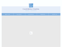 Tablet Screenshot of californiacoastalrealestate.com